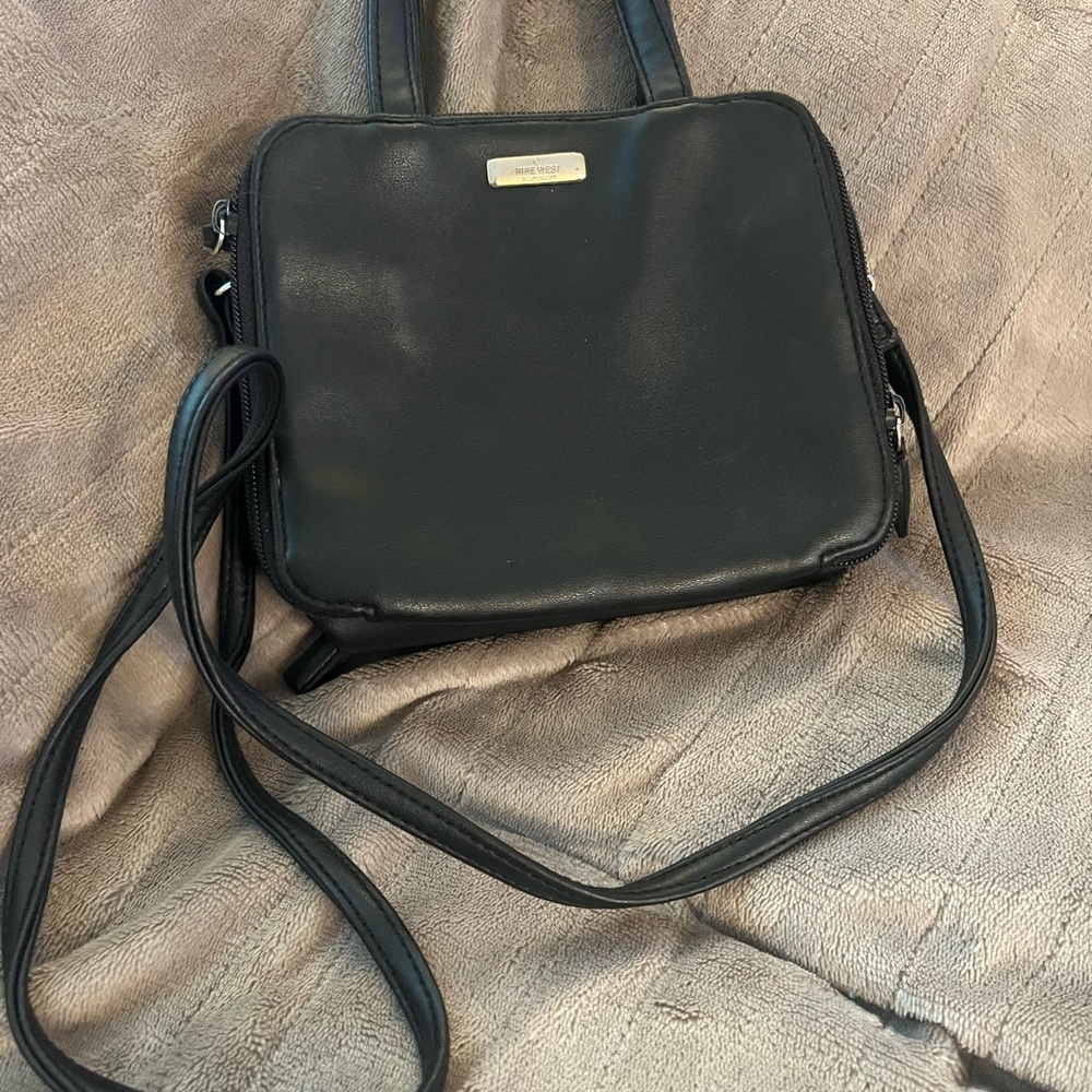 Nine West Black Crossbody Bag with Adjustable Straps